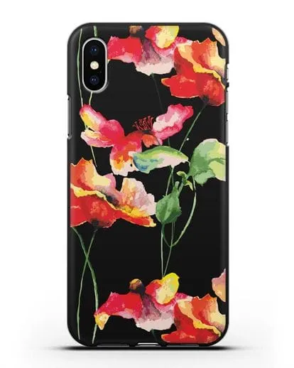 Чехол Маки силиконовый для iPhone XS