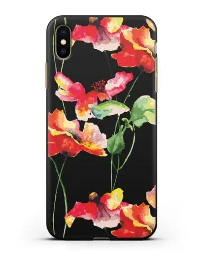 Чехол Маки силиконовый для iPhone XS Max