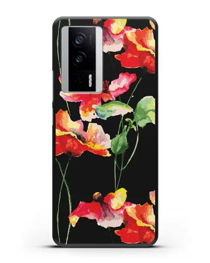 Чехол Маки силиконовый для Xiaomi Poco F5 Pro