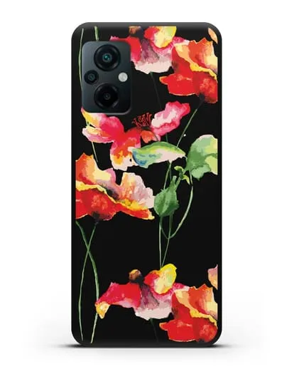 Чехол Маки силиконовый для Xiaomi Poco M5