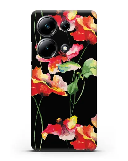 Чехол Маки силиконовый для Xiaomi Poco M6 Pro