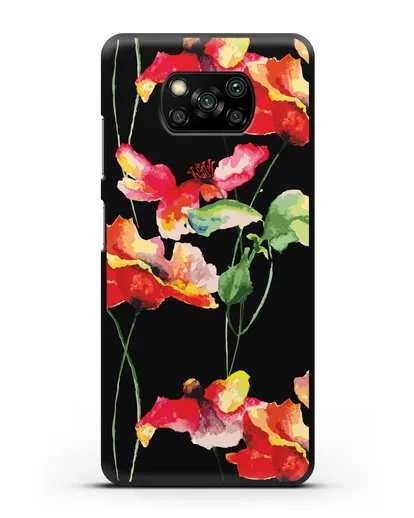 Чехол Маки силиконовый для Xiaomi Poco X3 Pro