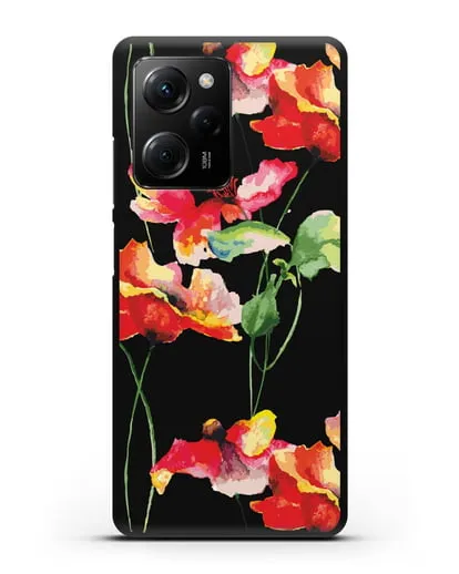 Чехол Маки силиконовый для Xiaomi Poco X5 Pro