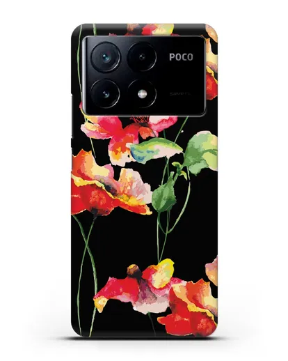 Чехол Маки силиконовый для Xiaomi Poco X6 Pro