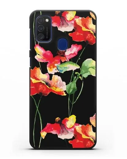 Чехол Маки силиконовый для Samsung Galaxy M21 [SM-M215F]