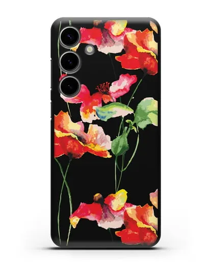 Чехол Маки силиконовый для Samsung Galaxy S24 Plus