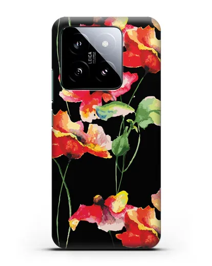 Чехол Маки силиконовый для Xiaomi 14