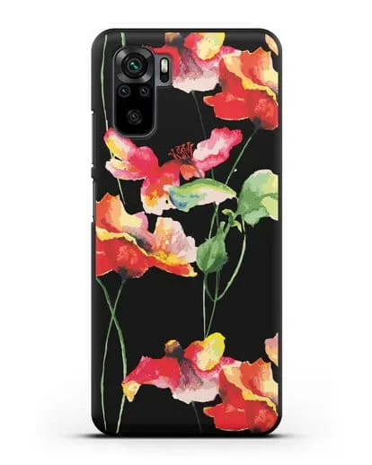 Чехол Маки силиконовый для Xiaomi Redmi Note 10