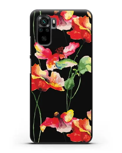 Чехол Маки силиконовый для Xiaomi Redmi Note 10S