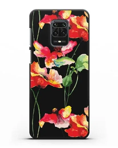 Чехол Маки силиконовый для Xiaomi Redmi Note 9S