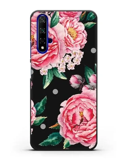 Чехол Пионы махровые силиконовый для Honor 20