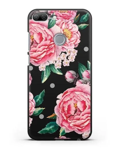 Чехол Пионы махровые силиконовый для Honor 9 Lite