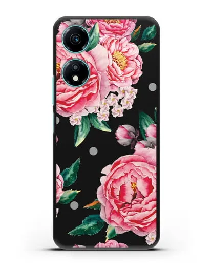 Чехол Пионы махровые силиконовый для Honor X5 Plus