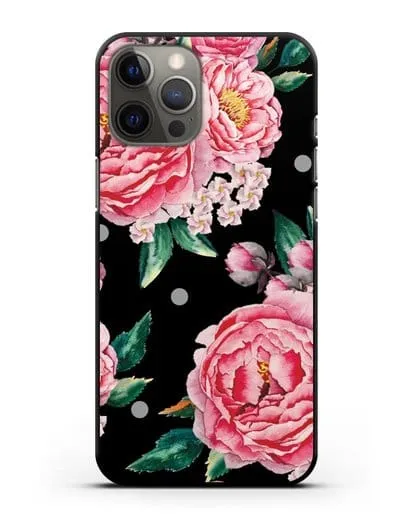 Чехол Пионы махровые силиконовый для iPhone 12 Pro Max