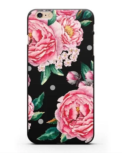 Чехол Пионы махровые силиконовый для iPhone 6s Plus