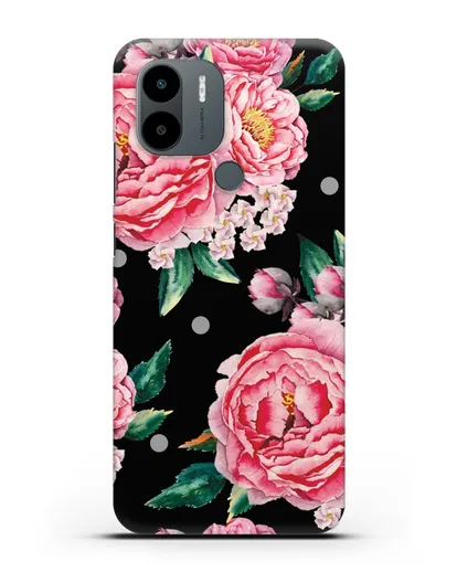 Чехол Пионы махровые силиконовый для Xiaomi Poco C51
