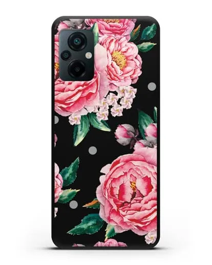 Чехол Пионы махровые силиконовый для Xiaomi Poco M5