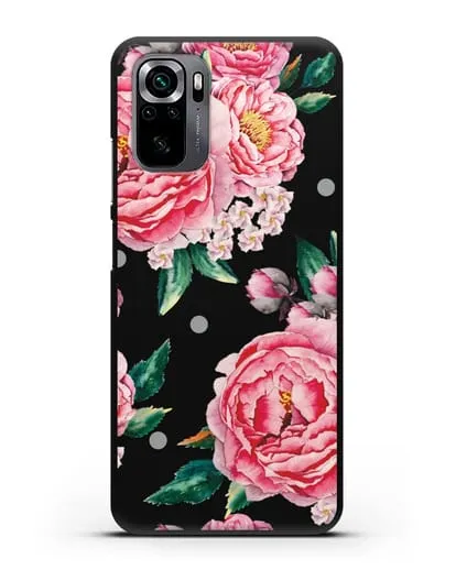 Чехол Пионы махровые силиконовый для Xiaomi Poco M5s