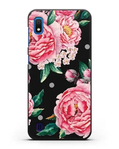 Чехол Пионы махровые силиконовый для Samsung Galaxy A10 [SM-A105F]