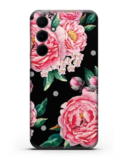 Чехол Пионы махровые силиконовый для Samsung Galaxy A55 [SM-A556]
