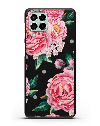 Чехол Пионы махровые силиконовый для Samsung Galaxy M53 [SM-M536]