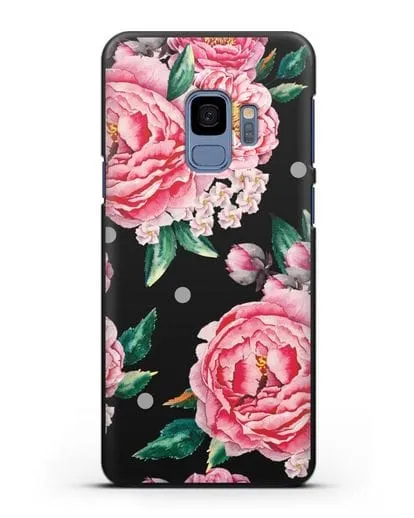 Чехол Пионы махровые силиконовый для Samsung Galaxy S9 [SM-G960F]