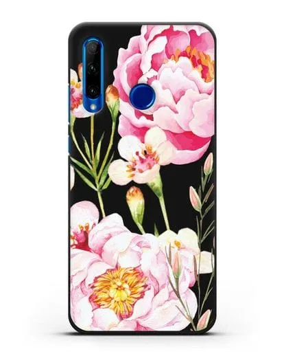 Чехол Пион Сара Бернар силиконовый для Honor 10i