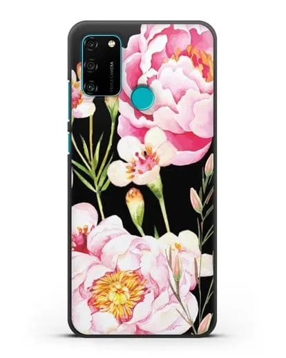 Чехол Пион Сара Бернар силиконовый для Honor 9A