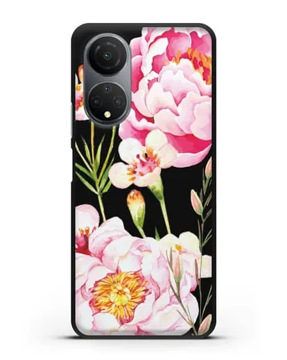 Чехол Пион Сара Бернар силиконовый для Honor X7