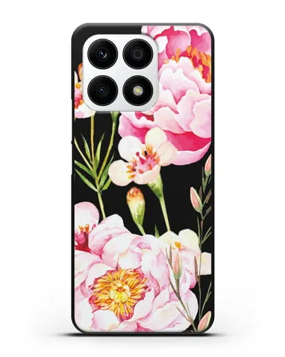 Чехол Пион Сара Бернар силиконовый для Honor X8a