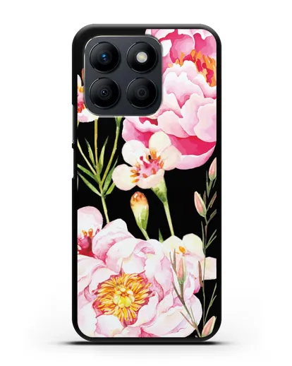 Чехол Пион Сара Бернар силиконовый для Honor X8b