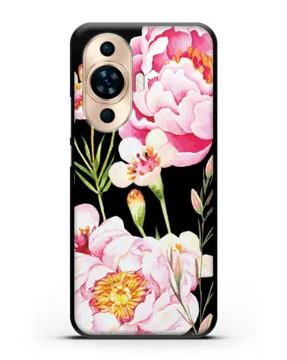 Чехол Пион Сара Бернар силиконовый для Huawei Nova 11