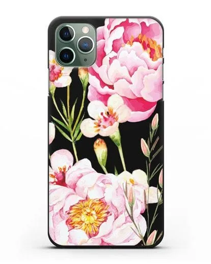 Чехол Пион Сара Бернар силиконовый для iPhone 11 Pro