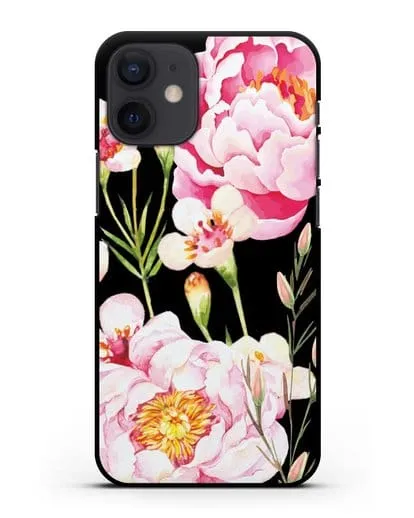 Чехол Пион Сара Бернар силиконовый для iPhone 12 mini