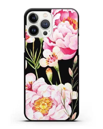 Чехол Пион Сара Бернар силиконовый для iPhone 13 Pro Max