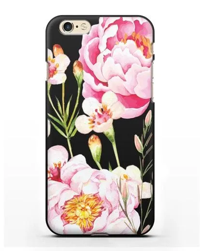 Чехол Пион Сара Бернар силиконовый для iPhone 6