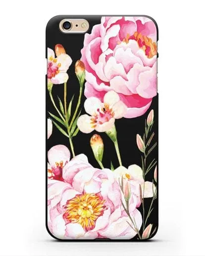 Чехол Пион Сара Бернар силиконовый для iPhone 6s Plus