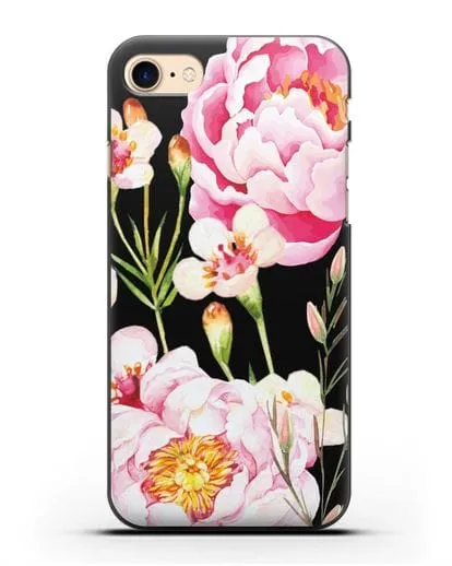 Чехол Пион Сара Бернар силиконовый для iPhone 7