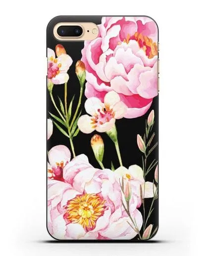 Чехол Пион Сара Бернар силиконовый для iPhone 7 Plus