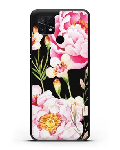 Чехол Пион Сара Бернар силиконовый для Xiaomi Poco C40