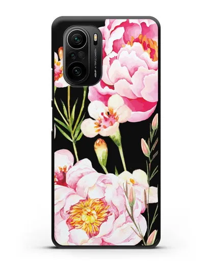 Чехол Пион Сара Бернар силиконовый для Xiaomi Poco F3