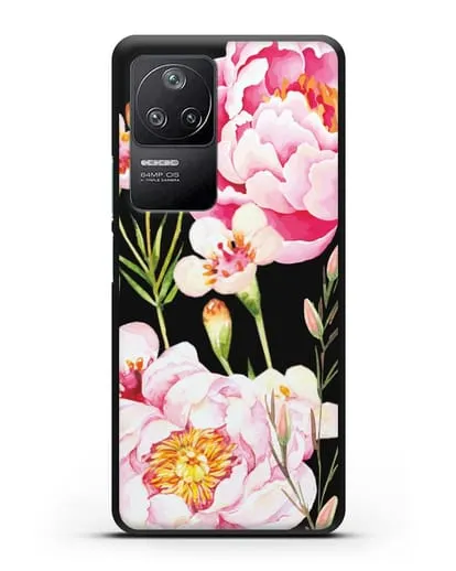 Чехол Пион Сара Бернар силиконовый для Xiaomi Poco F4