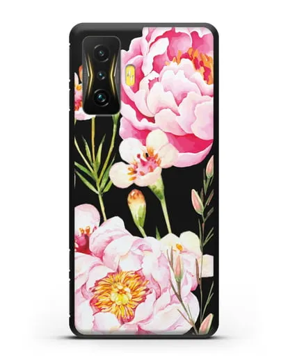 Чехол Пион Сара Бернар силиконовый для Xiaomi Poco F4 GT