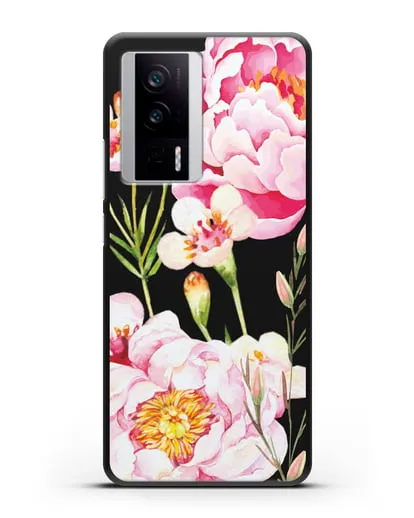 Чехол Пион Сара Бернар силиконовый для Xiaomi Poco F5 Pro