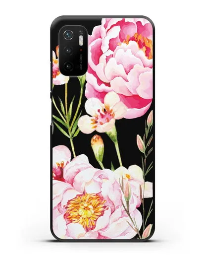 Чехол Пион Сара Бернар силиконовый для Xiaomi Poco M3 Pro