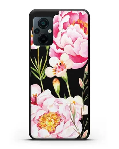 Чехол Пион Сара Бернар силиконовый для Xiaomi Poco M5