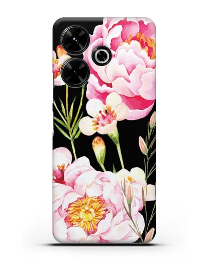 Чехол Пион Сара Бернар силиконовый для Xiaomi Poco M6