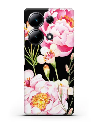 Чехол Пион Сара Бернар силиконовый для Xiaomi Poco M6 Pro