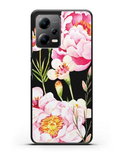 Чехол Пион Сара Бернар силиконовый для Xiaomi Poco X5