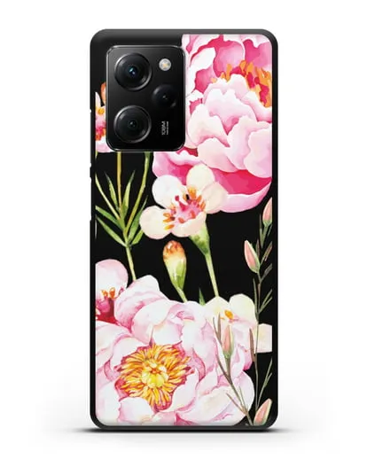 Чехол Пион Сара Бернар силиконовый для Xiaomi Poco X5 Pro